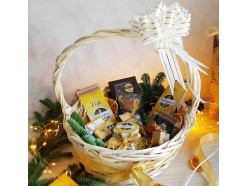 Новогодняя корзина со сладостями, , 120.00 BYN, pn124, , Подарки на Новый Год